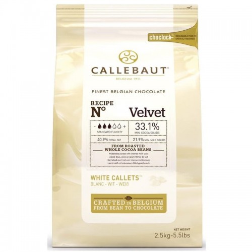 Callebaut白朱古力粒(33%)(2.5kg)(批發貨品)